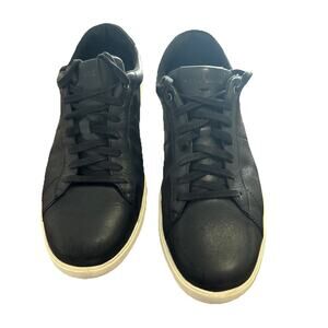 Size 9.5 Men’s Cole Haan Reagan Sneakers Black Leather C32499